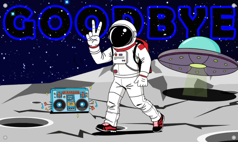GOODBYE (Astroman) Flag